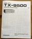  Pioneer TX-9500 AM/FM Stereo Tuner - Owners Manual & Operating Instructions 