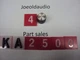 Kenwood KA 2500 Amplifier Outer Bass or Treble Knob. Tested. Parting Out KA 2500