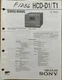 SONY HCD-D1 HCD-T1 TUNER CD PLAYER ORIGINAL SERVICE MANUAL