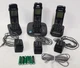 Panasonic 3 Cordless Black Handset Speaker Phones KX-TG3833 & OB
