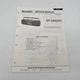 OEM Sharp Service Manual QT-260(GY) Portable Stereo AM/FM Cassette Boombox VTG