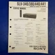 SONY SLV-340 SLV-380 SLV-440 SLV-441 Service Manual Original Paper OEM Repair Gu