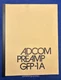 Original Adcom GFP-1A Preamplifier Owners Manual