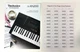 Vintage Technics Keyboard SX-KN200 Fold Out Brochure with Finger Diagrams