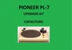 Turntable PIONEER PL-7 Repair KIT - all capacitors