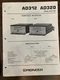 PIONEER AD-312 AD312 AD-320 AD320 Service Manual **ORIGINAL**