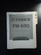 FM-650 Fisher service manual original repair book stereo synthesizer tuner 