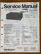 Technics by Panasonic SU-V650 Stereo Integrated Amplifier Original Repair Manual