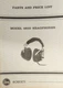Roberts - 4850 - Stereo Headphones - Service Manual