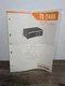 SONY Stereo 8 Track Player TC-248D Service Manual Original Paperwork Vintage 