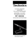 TECHNICS RP-3800E FOR SH-8066 - USER INSTRUCTIONS OWNER'S MANUAL - EN FR DE