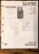 Sony SA-H7900 Speaker  Service Manual *Original*