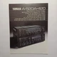 Yamaha A-520 A-420 Natural Sound Stereo Amplifier Sales Brochure Vtg 1985