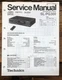Technics SL-PG300 CD Player Service Manual *Original*