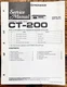 Pioneer CT-200 Cassette  Service Manual *Original*
