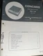 CONCORD F-106E Tape Recorder Service Manual Original