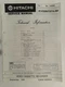 Hitachi VT-F350A/F351A NO.3485E Video Cassette Recorder Service Manual