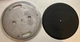 Aluminum Platter And Rubber Slipmat FOR Pioneer PL-2 Turntable PARTS REPLACEMENT
