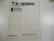 Pioneer TX-9500 Tuner Operating instructions Owners Manual + schematic original