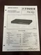 Fisher FM-855 AM/FM Stereo Synthesizer Tuner Service Manual Vintage OEM Diagram