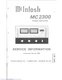 Service manual for McIntosh MC 2300