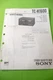 Service Manual Instruction For Sony TC-H1600, ORIGINAL