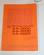 AKAI AA-5800, AA-5500, AA-5200 Amplifier Original Factory Service Manual +Parts