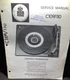 BSR C109 C110 Turntable Record Changer Service Manual Original