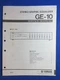 YAMAHA GE-10 GRAPHIC EQUALIZER SERVICE MANUAL ORIGINAL FACTORY ISSUE 