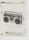 Sanyo M9810KA AM/FM Cassette Radio Photofact Folder, SAMS Service Manual