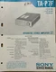 SONY TA-P7F INTEGRATED STEREO AMPLIFIER ORIGINAL SERVICE MANUAL