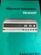 TANDBERG TR1040P ALIGNMENT INSTRUCTION AND Schematics *ORIGINAL*