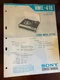 SONY HME-418 HME418 Service Manual FROM THE USA **ORIGINAL** 1783 5749
