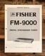 Fisher FM-9000 Tuner  Service Manual *Original*