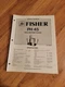 Service Manual - Fisher PH 45 Stereo Mini Radio Cassette walkman