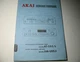 Vintage Akai Model AT-S55/L Synthesizer Tuner, AM-U55/J Amplifier Service Manual