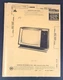 Zenith Model F4030 Color TV  Photofact Folder ~ Service Manual