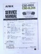 Original OEM AIWA CSD-XR20 XL205 Service Repair Manual Boombox