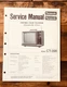 Panasonic CT-398 TV  Service Manual *Original*