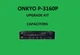 Stereo Preamplifier ONKYO P-3160P Repair KIT - all capacitors