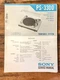 Sony PS-3300 Record Player / Turntable Service Manual *Original*