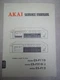 Vtg Akai Service/Repair Manual~CS-F110/F210/J/F12 Cassette Tape Deck~Original