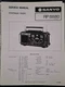 SANYO RP 8880 Portable Radio Service Manual Photocopy