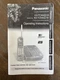 Panasonic KX-TCM422-B KX-TCM422-W Cordless Telephone Operating Instructions Only