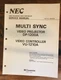 NEC DP-1200A VU-1210A Projector & Controller Service Manual *Original*