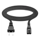5ft AC Power Cord Cable For JVC DR-MV150B VHS VCR DVD PLAYER COMBO 2-Prong Wire