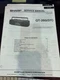 ORIG. SHARP QT-260 QT-260(GY) QT-260GY QT260 Repair & Service Manual *ORIGINAL*
