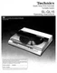 Technics SL-QL15 Turntable Owners Instruction Manual Reprint