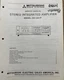Mitsubishi DA-U41P Stereo Integrated Amplifier Original Service Repair Manual
