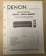 Original Denon Service Manual for the PMA-680R Amplifier Amp Owner/User